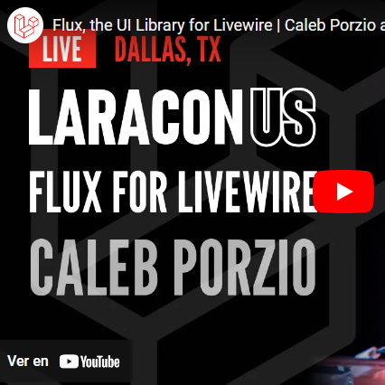 Flux, la biblioteca oficial de componentes de interfaz de usuario de Livewire, ya está disponible