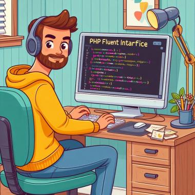 Comprender la interfaz fluida en php para entender los métodos encadenados de Laravel