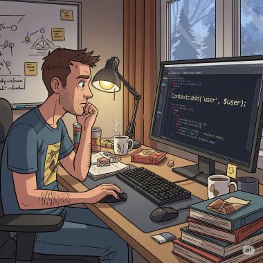 Context de Laravel en seeders: intercambio limpio de datos entre seeders de bases de datos