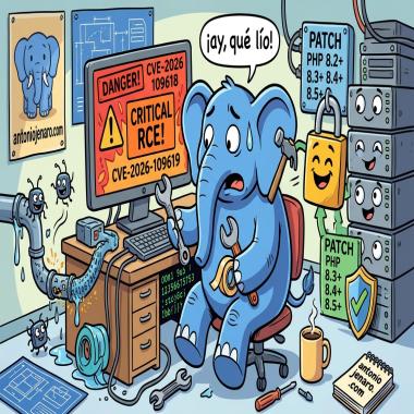 Análisis de las vulnerabilidades críticas RCE en PHP (CVE-2026-109618 y CVE-2026-109619): Qué ocurrió y cómo asegurar tus servidores